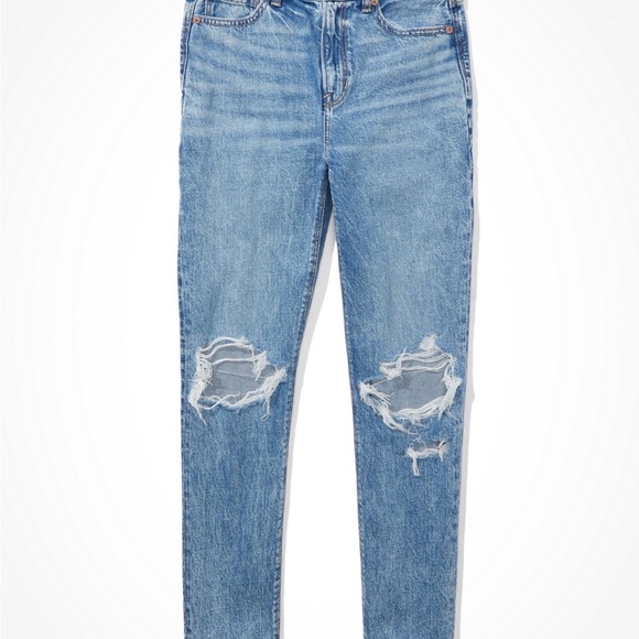 AE Strigid Ripped Mom Jean - Picture 2 of 2